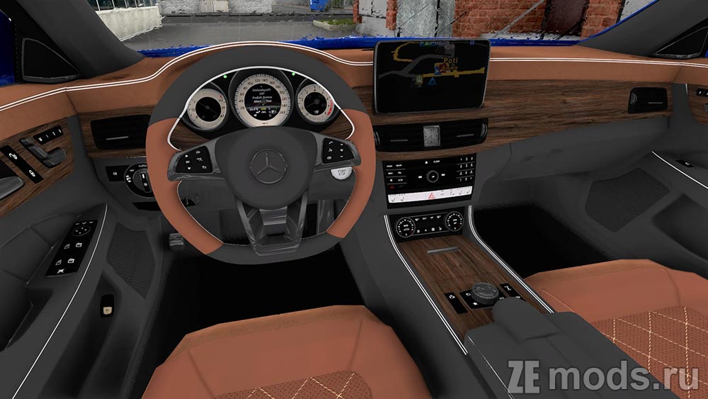 мод Mercedes-Benz CLS C218 для Euro Truck Simulator 2