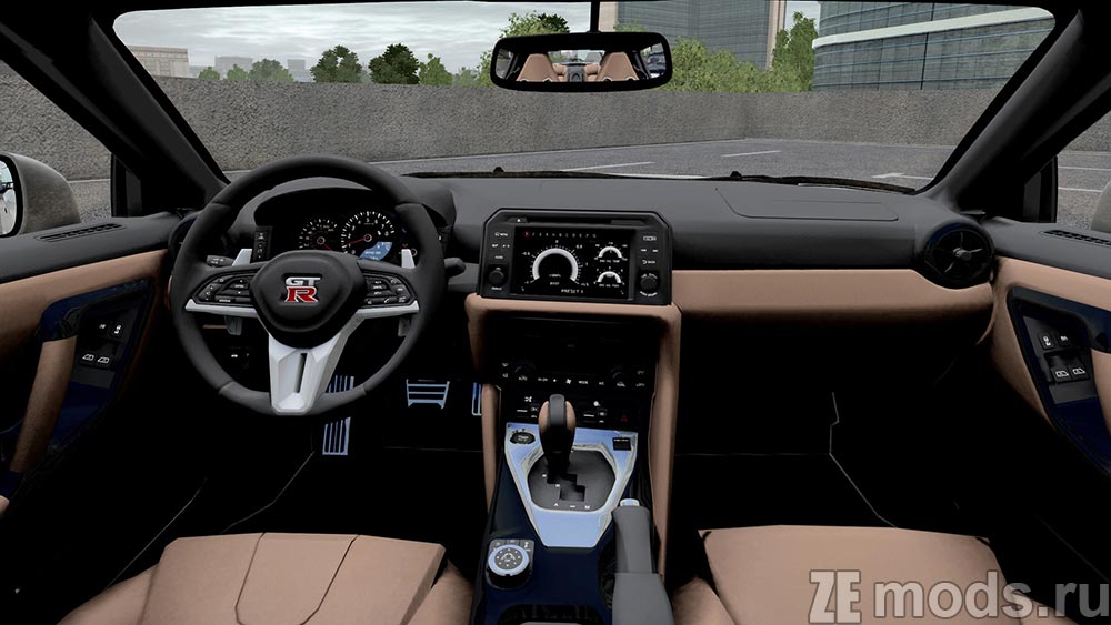 мод Nissan GT-R R35 для City Car Driving 1.5.9.2