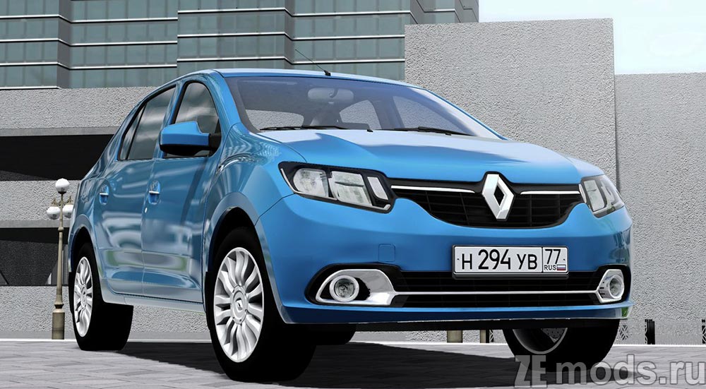 Renault Logan 2 Luxe Privilege для City Car Driving 1.5.9.2