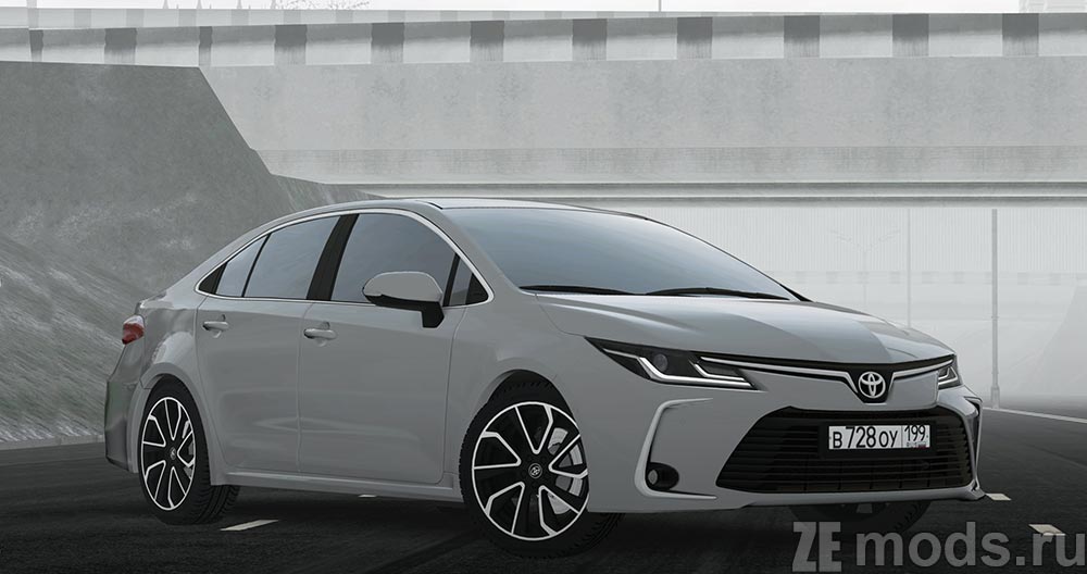 Toyota Corolla Sedan 2019 для City Car Driving 1.5.9.2