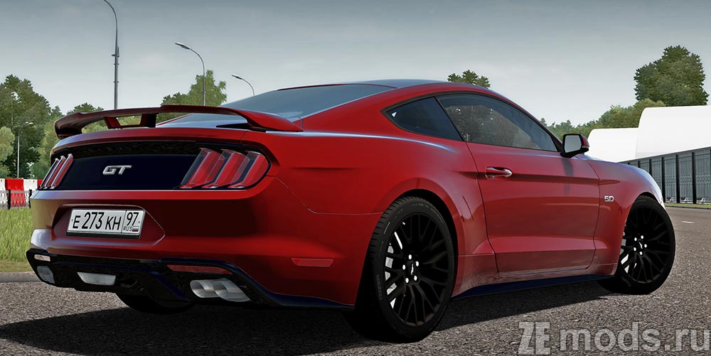 мод Ford Mustang GT 2018 для City Car Driving