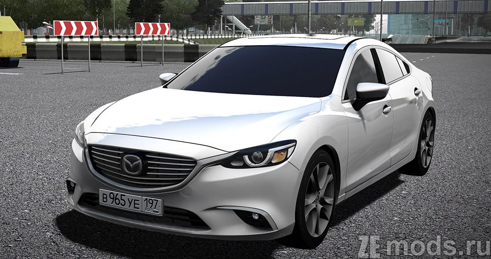 Mazda 6 GY 2015 для City Car Driving 1.5.9.2
