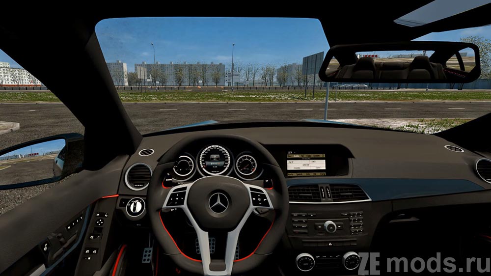 мод Mercedes-Benz C63 AMG W204 для City Car Driving