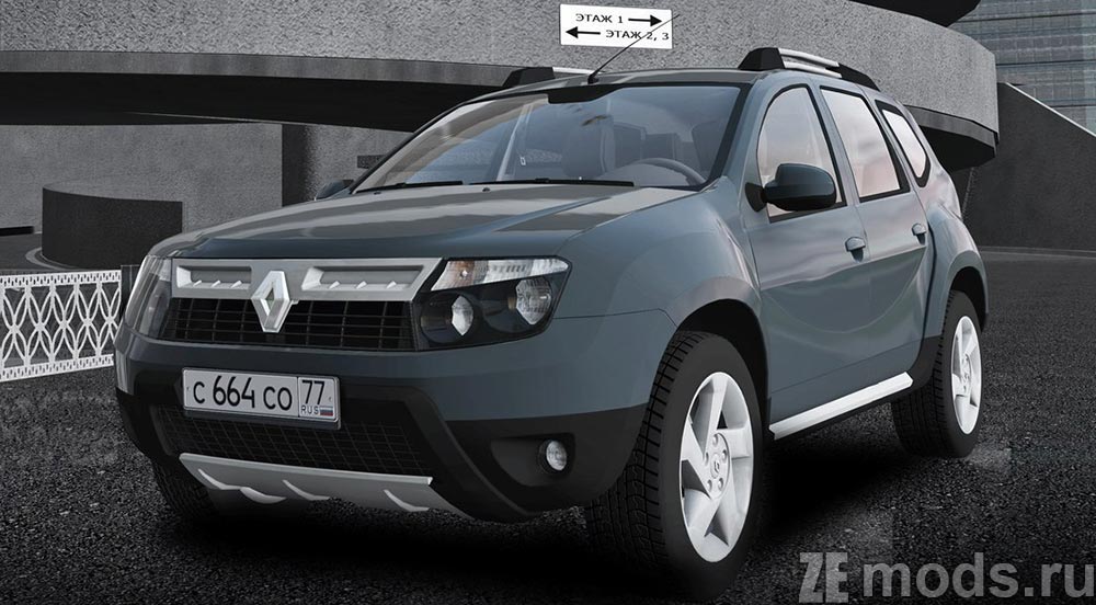 Renault Duster 2010 для City Car Driving 1.5.9.2