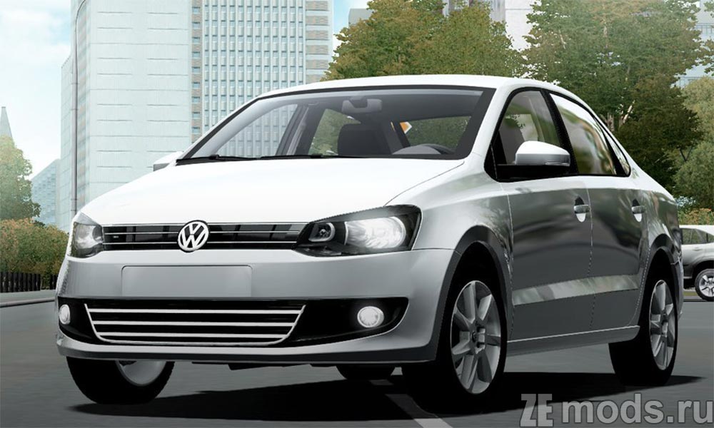 Volkswagen Polo TSI 2014 для City Car Driving 1.5.9.2