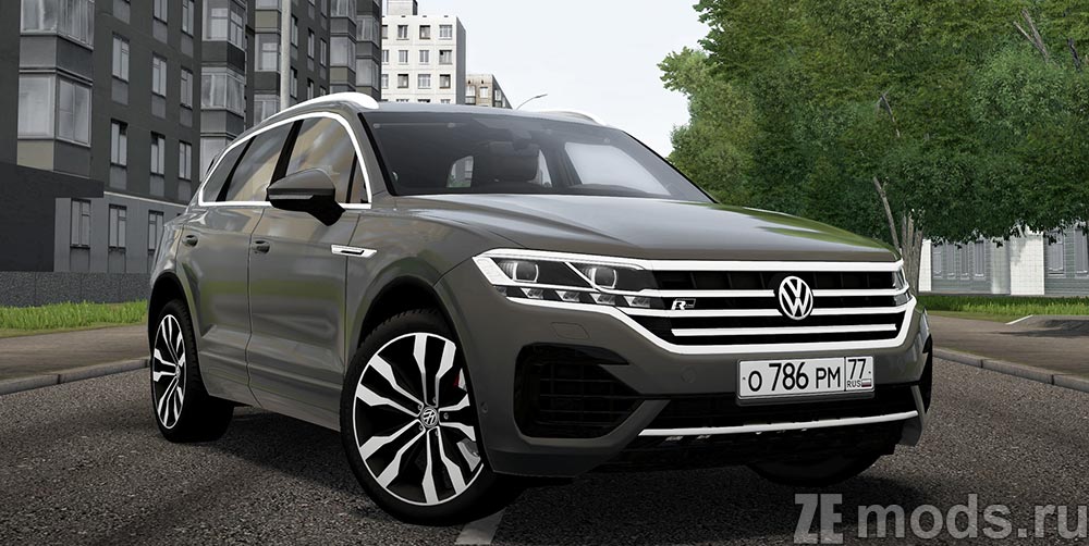Volkswagen Touareg R-Line 2019 для City Car Driving 1.5.9.2