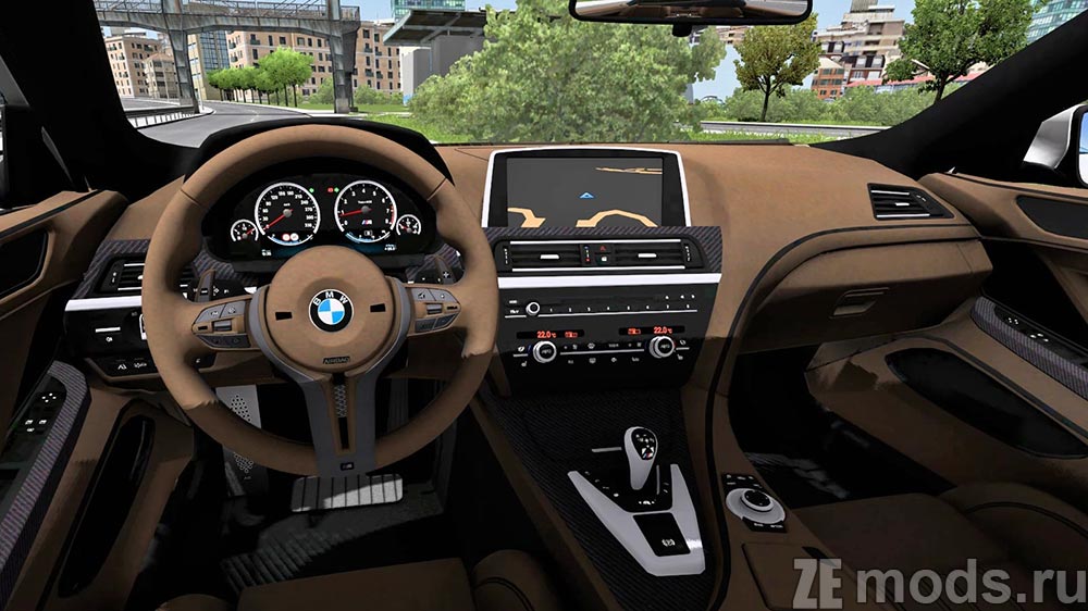 мод BMW M6 F13 для Euro Truck Simulator 2