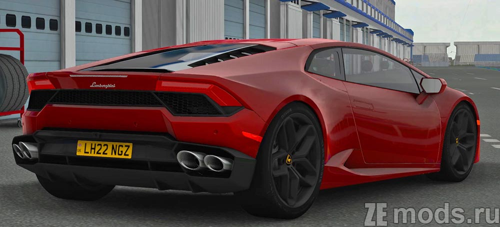 мод Lamborghini Huracan LP580-2 для Euro Truck Simulator 2