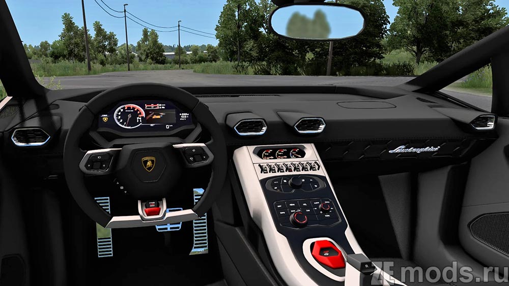 мод Lamborghini Huracan LP580-2 для Euro Truck Simulator 2