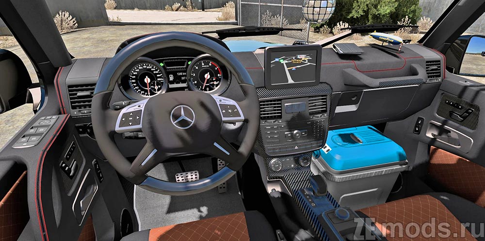 мод Mercedes-Benz G65 AMG W463 для Euro Truck Simulator 2