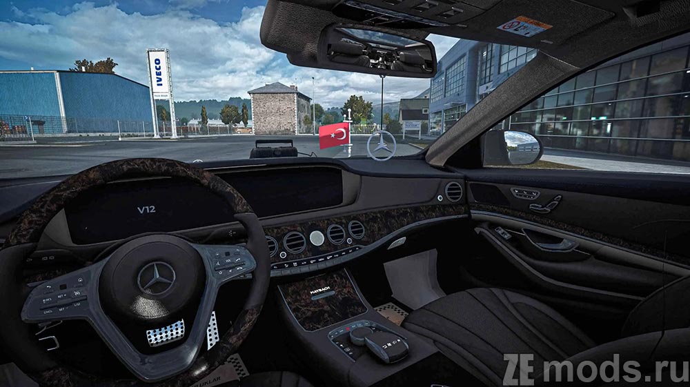 мод Mercedes Maybach S650 для Euro Truck Simulator 2
