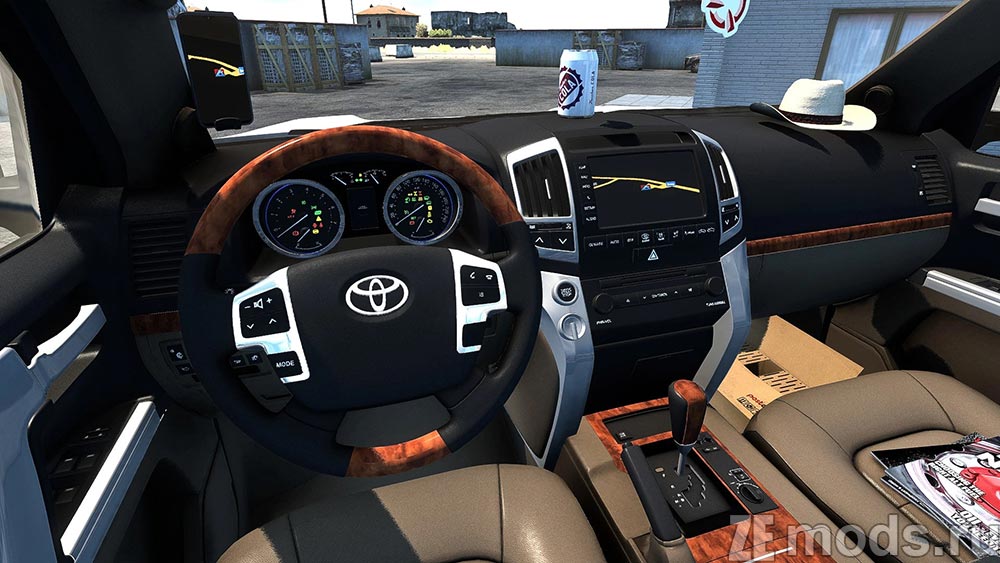мод Toyota Land Cruiser 200 для Euro Truck Simulator 2