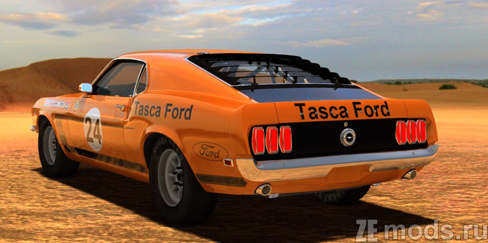 мод Ford Mustang Boss 1969 для Assetto Corsa