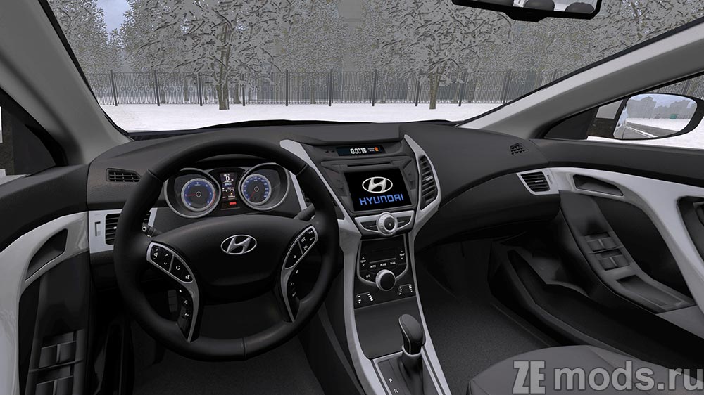 мод Hyundai Elantra для City Car Driving