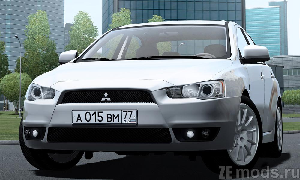 Mitsubishi Lancer X 2008 для City Car Driving 1.5.9.2