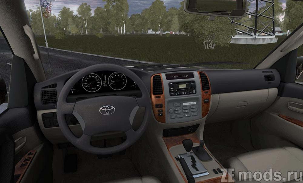 мод Toyota Land Cruiser J100 2005 для City Car Driving