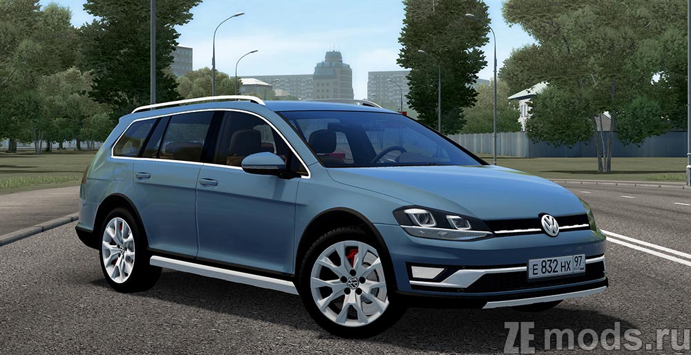 Volkswagen Golf Alltrack 2015 для City Car Driving 1.5.9.2