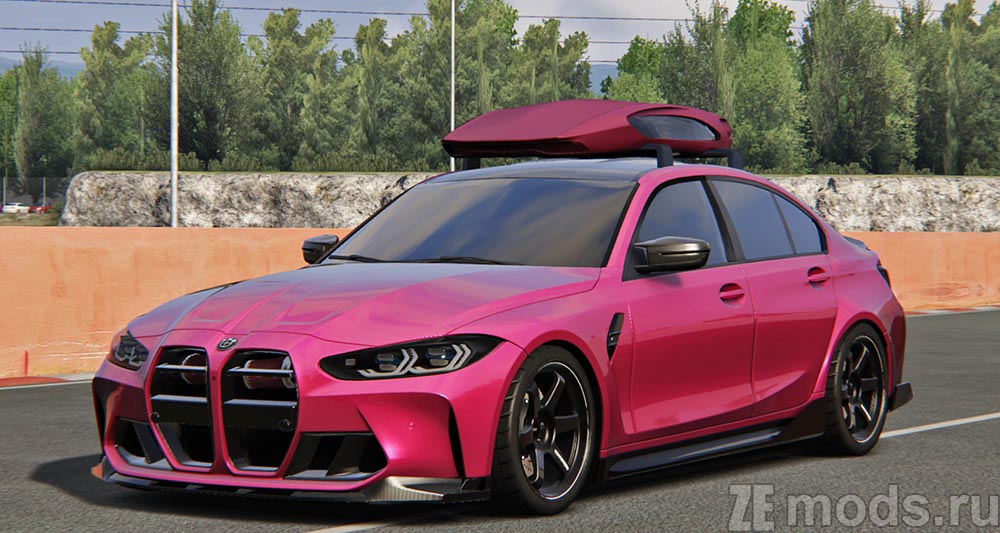 BMW M3 Competition G80 Roofbox для Assetto Corsa