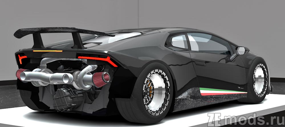 мод Lamborghini Huracan Stage 3+ для Assetto Corsa