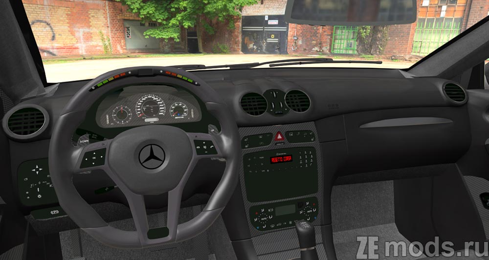 мод Mercedes-Benz CLK 63 AMG by Ceky для Assetto Corsa
