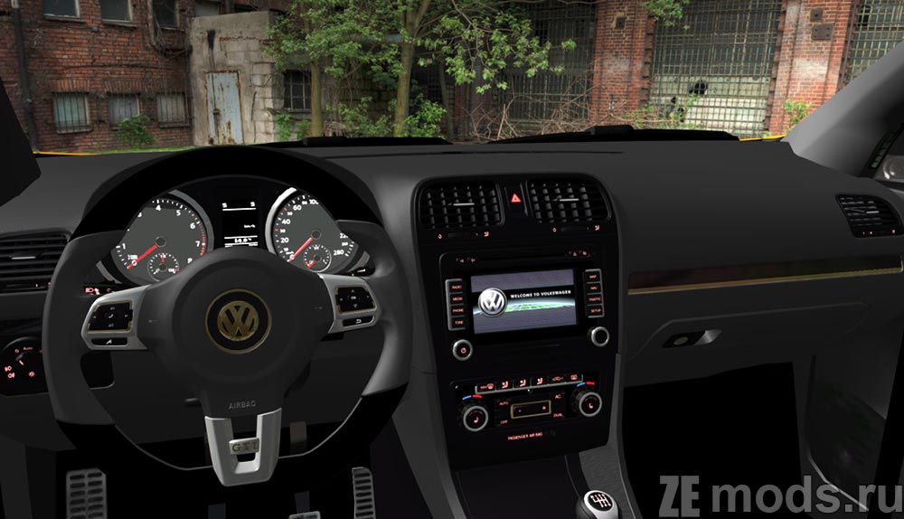 мод Volkswagen Golf VI GTI R для Assetto Corsa