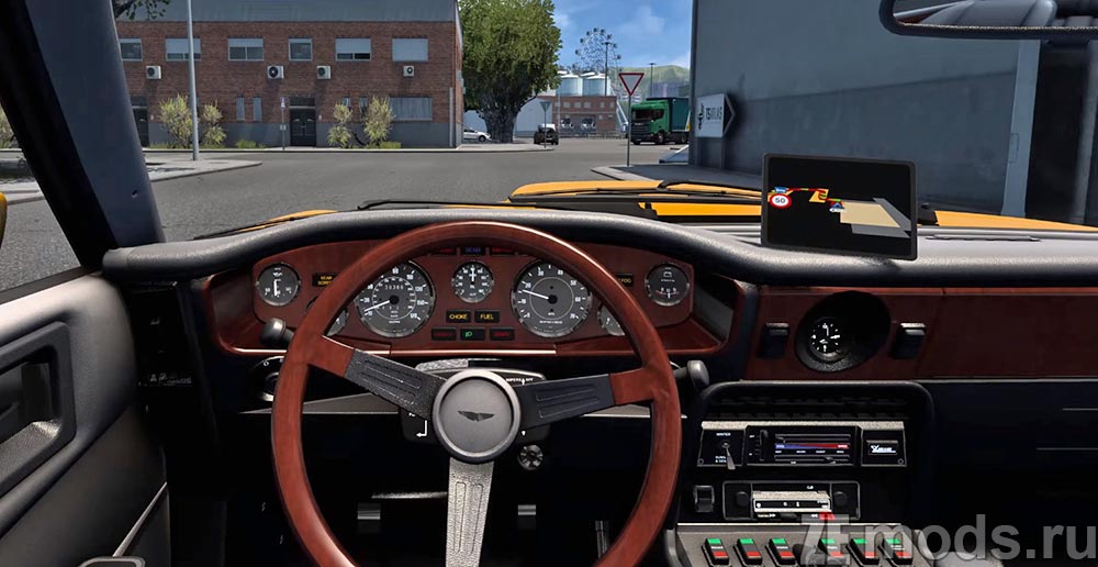 мод Aston Martin V8 Vantage для Euro Truck Simulator 2