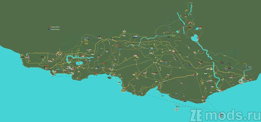 Карта Bartoland для Euro Truck Simulator 2