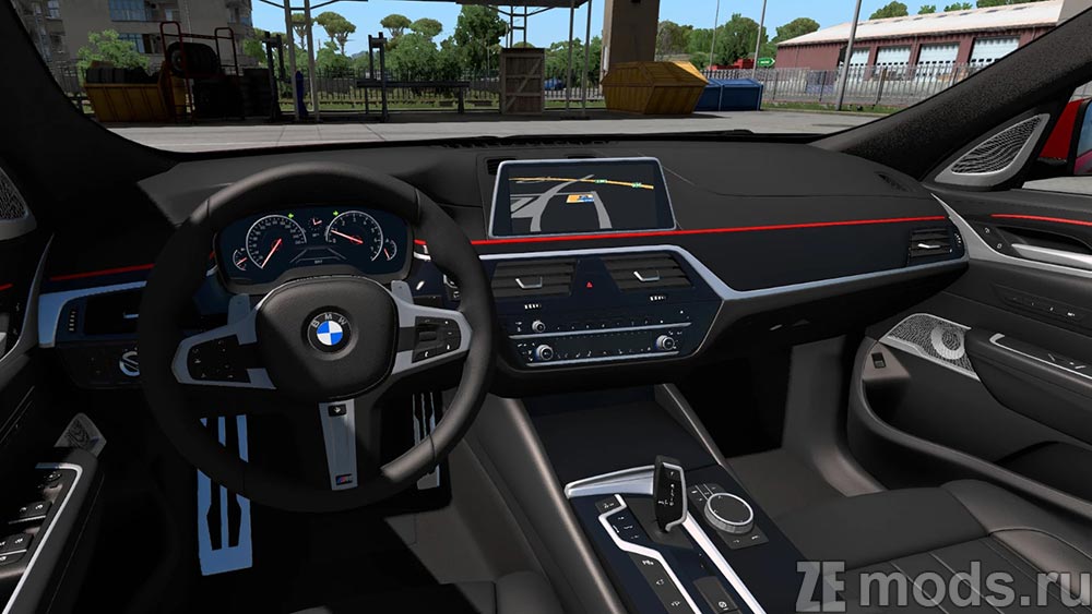 мод BMW 6-Series GT G32 для Euro Truck Simulator 2