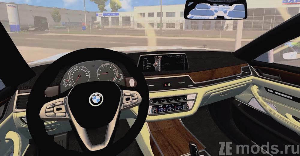 мод BMW 750Ld Xdrive для Euro Truck Simulator 2