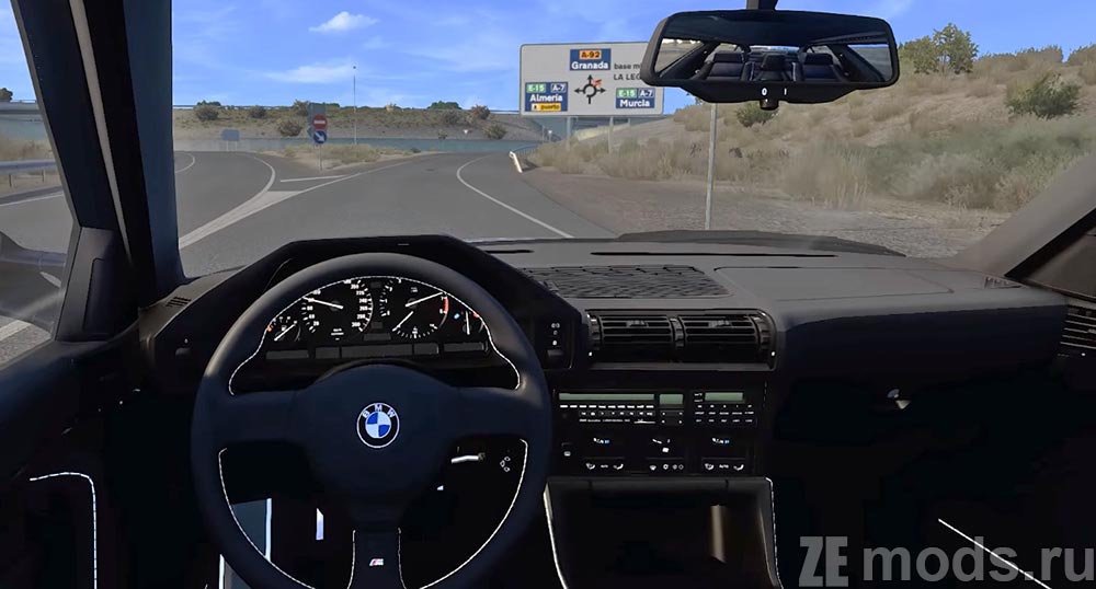 мод BMW E34 для Euro Truck Simulator 2
