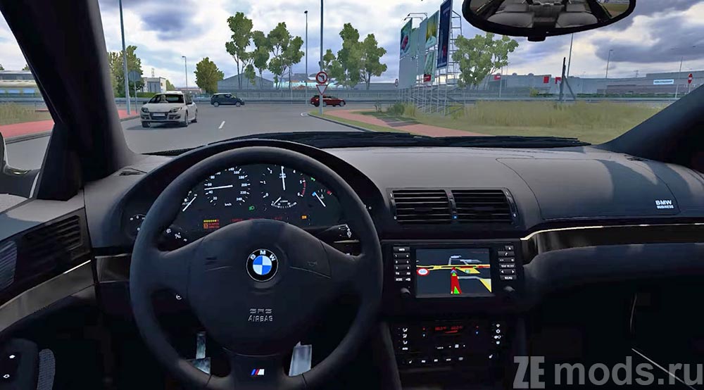 мод BMW E39 M5 Tech для Euro Truck Simulator 2