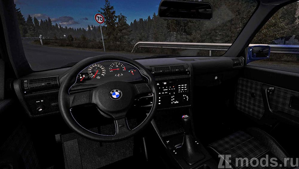 мод BMW M3 E30 для Euro Truck Simulator 2
