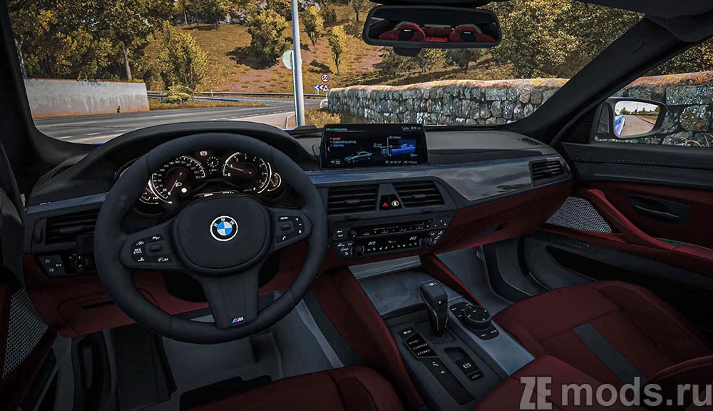 мод BMW M5 G30 для Euro Truck Simulator 2