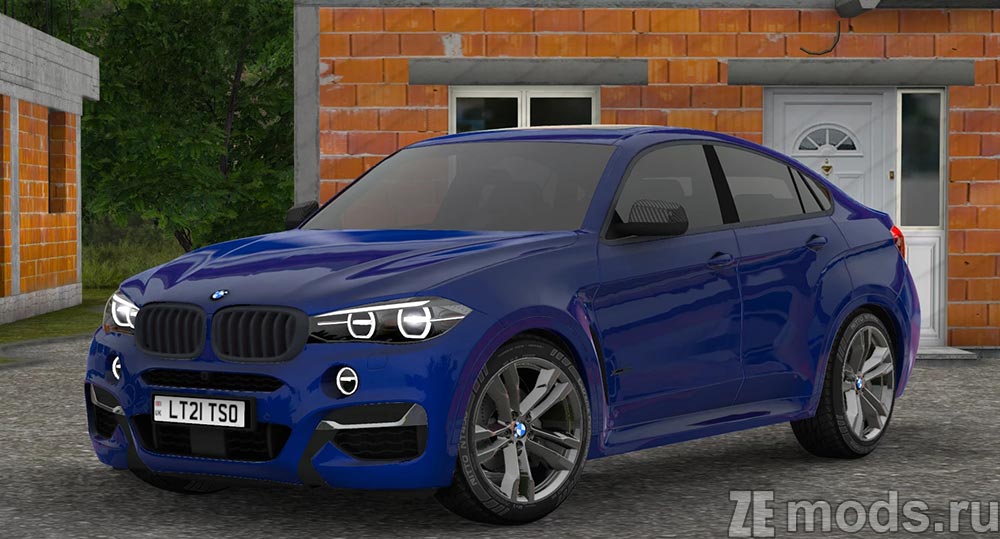 BMW X6 M50d (F16) для Euro Truck Simulator 2 (1.47)