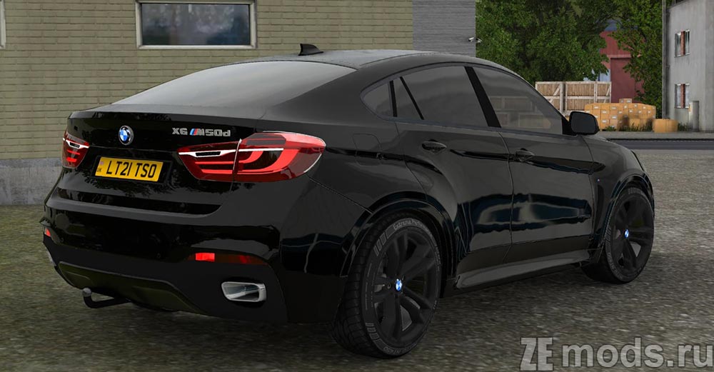 мод BMW X6 M50d (F16) для Euro Truck Simulator 2