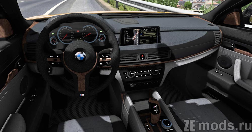 мод BMW X6 M50d (F16) для Euro Truck Simulator 2