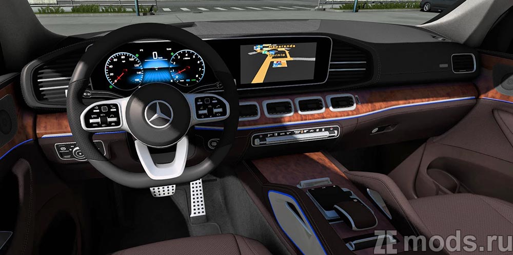 мод Mercedes-Benz GLE (W167) для Euro Truck Simulator 2