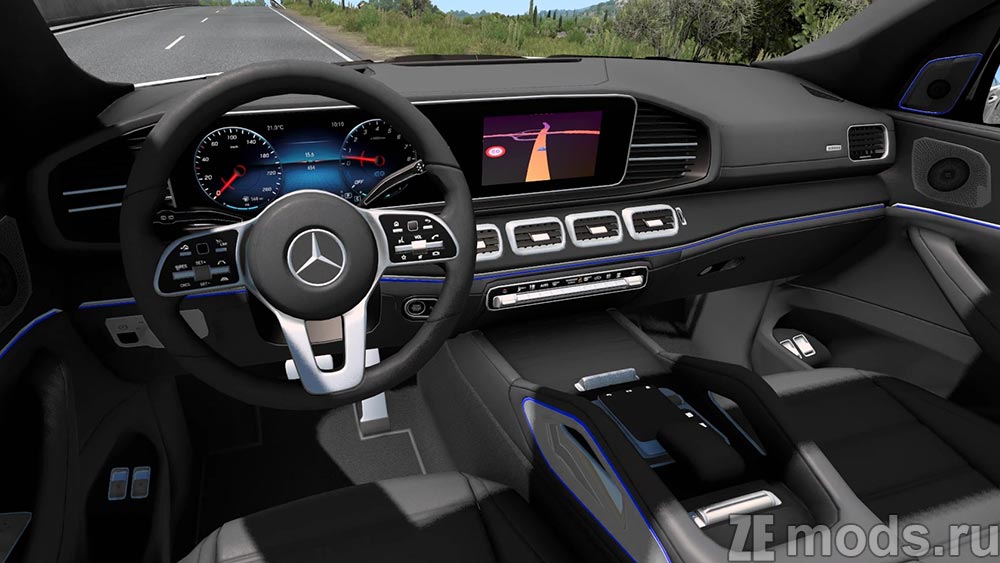 Мод Mercedes-Benz GLS для Euro Truck Simulator 2