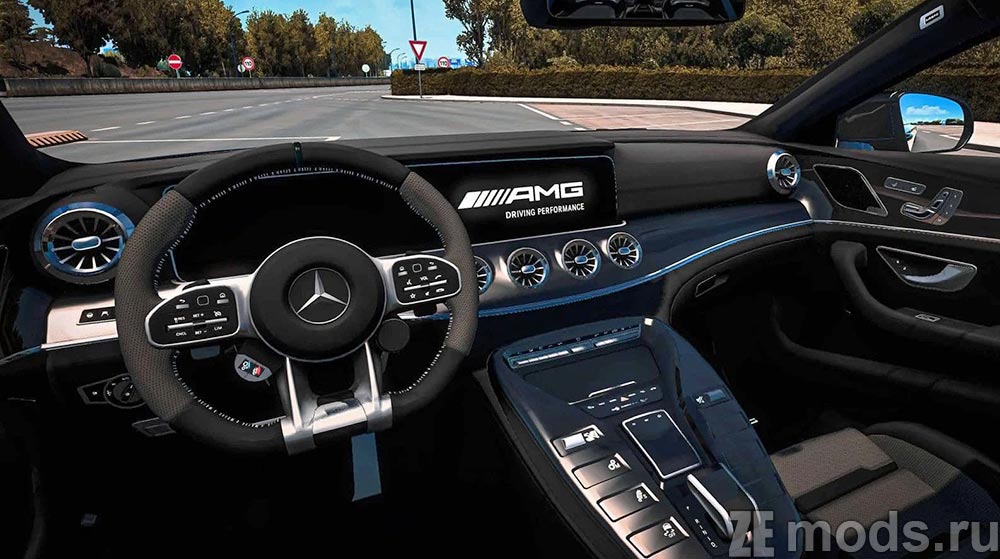мод Mercedes-Benz GT63s AMG для Euro Truck Simulator 2