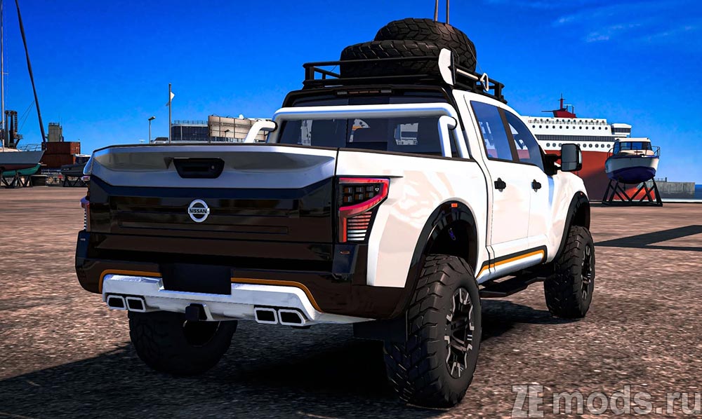 мод Nissan Titan Warrior для Euro Truck Simulator 2