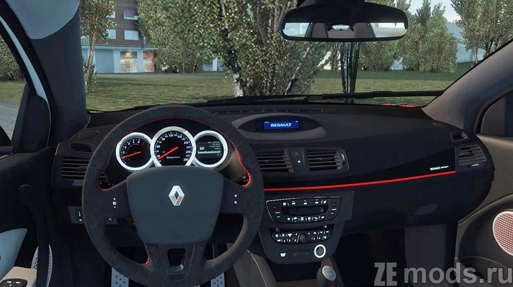 мод Renault Megane III RS для Euro Truck Simulator 2