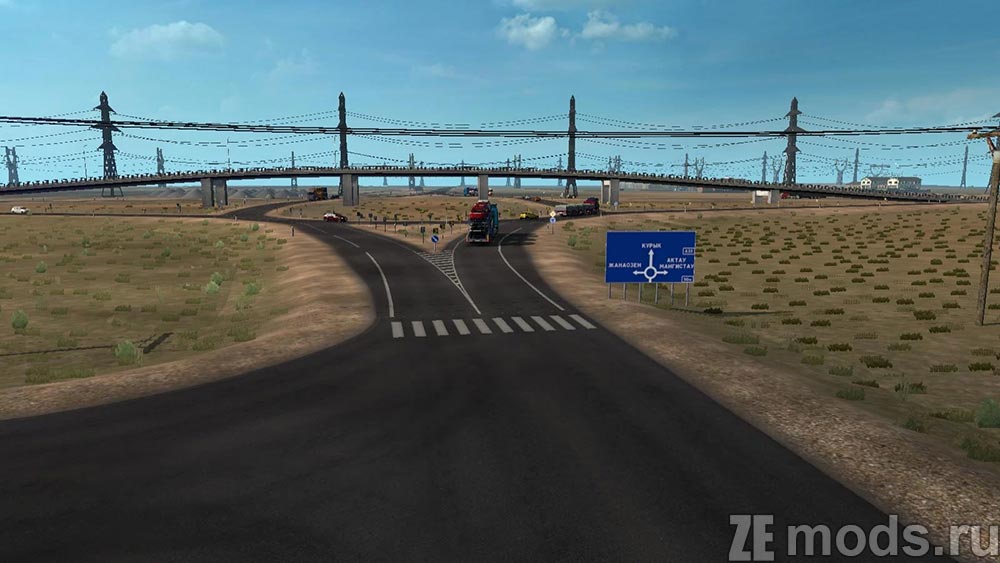 Карта "Великая степь" для Euro Truck Simulator 2