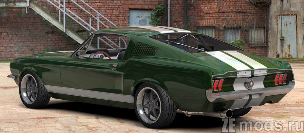 мод Ford Mustang Fast and Furious для Assetto Corsa