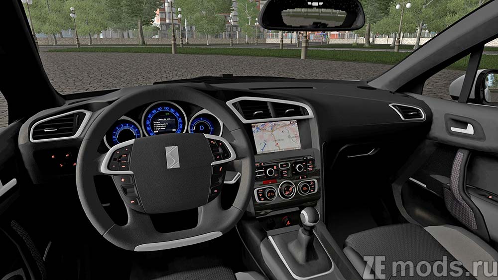 мод Citroen DS4 2012 для City Car Driving 1.5.9.2