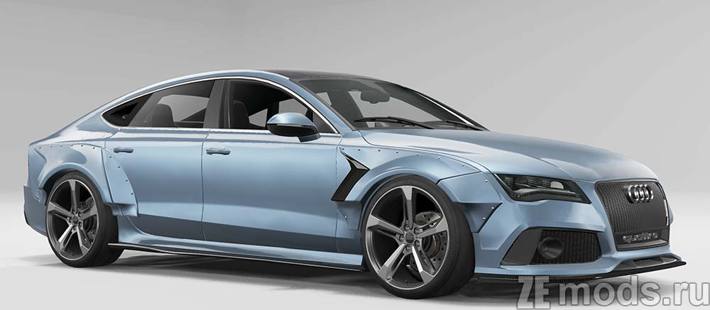 мод Audi RS7/A7 для BeamNG.drive