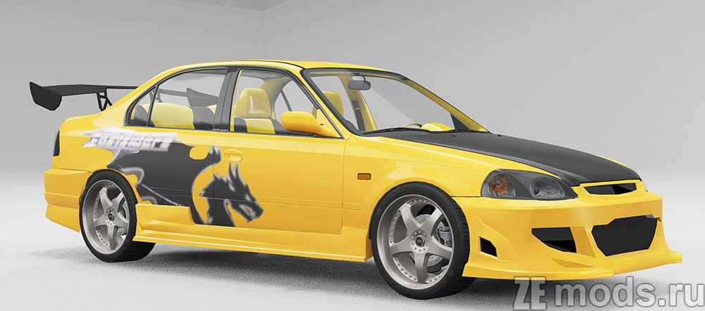 мод Honda Civic Ferio для BeamNG.drive
