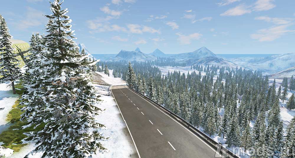 Карта "MBWR Alps" для BeamNG.drive