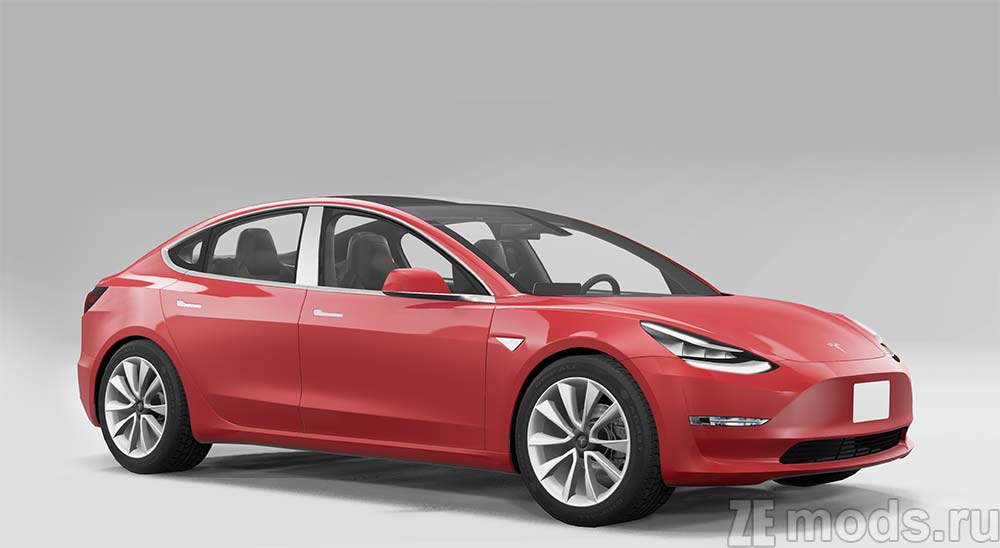 Tesla Model 3 для BeamNG.drive