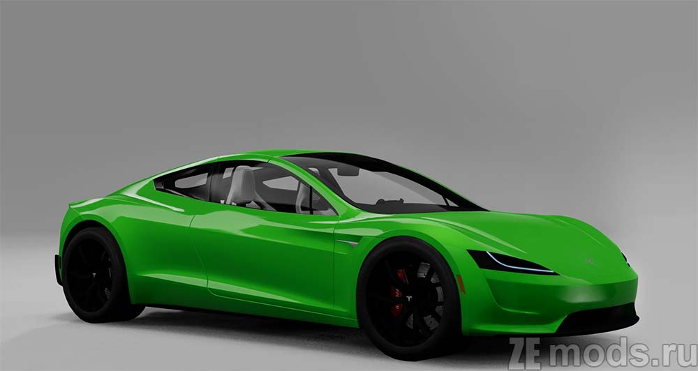 Tesla Roadster 2023 для BeamNG.drive