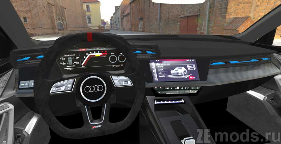 мод Audi RS3 Sportback 2022 для Assetto Corsa